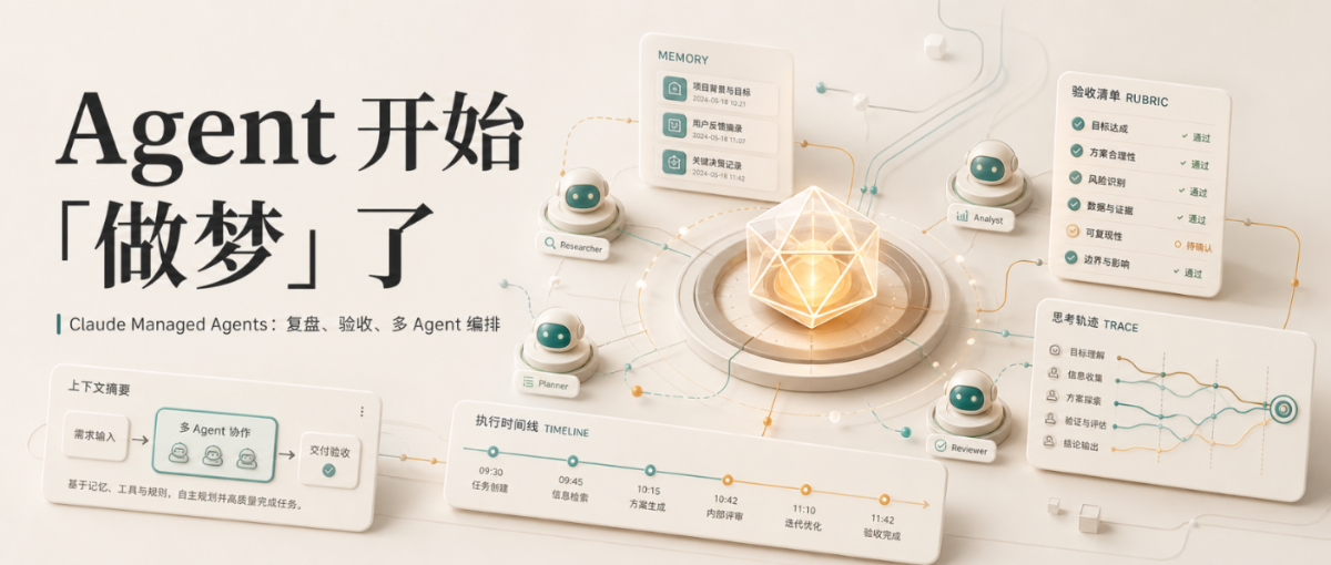 Agent 开始「做梦」了：Claude 这次更新，真正想解决的是 AI 怎么越用越聪明